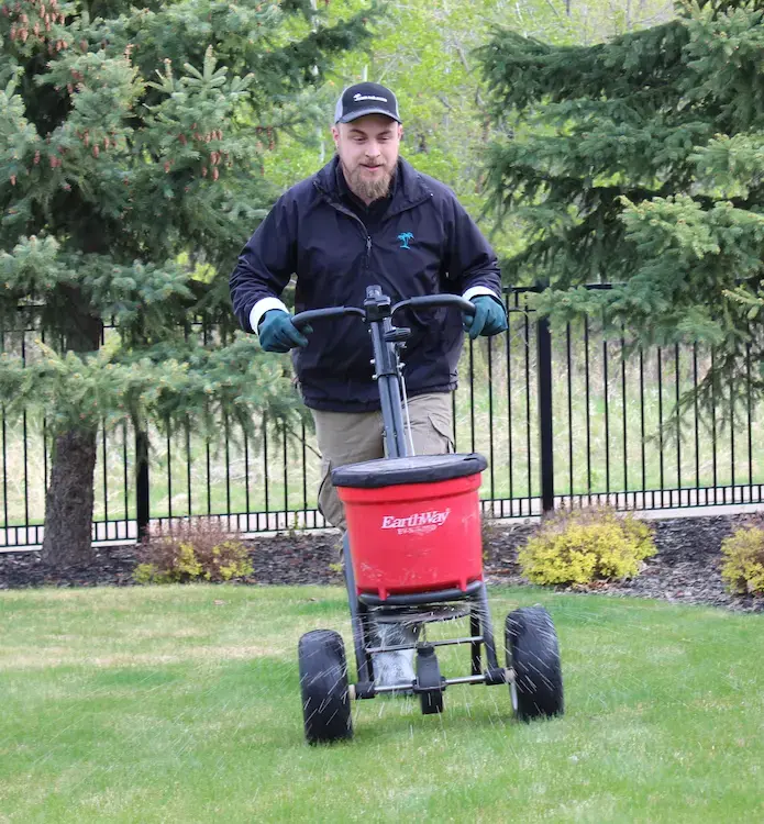 Lawn fertilization service